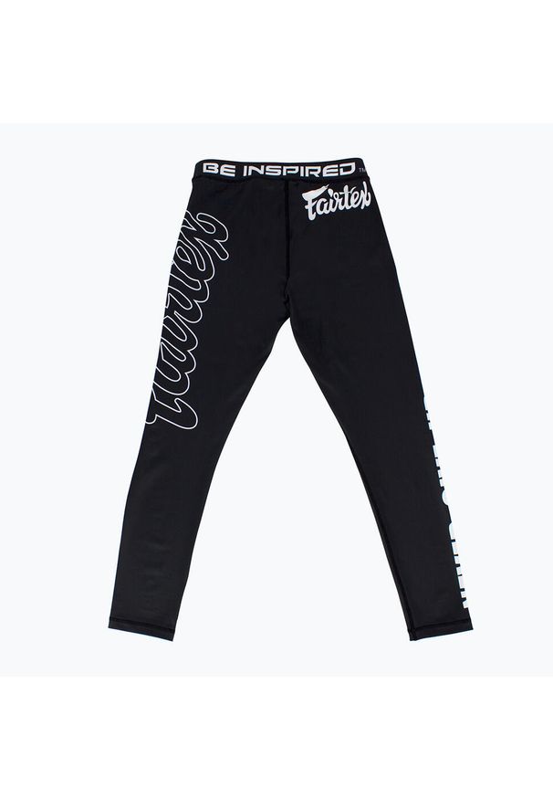 FAIRTEX - Legginsy treningowe męskie Fairtex Compression CP1. Kolor: czarny