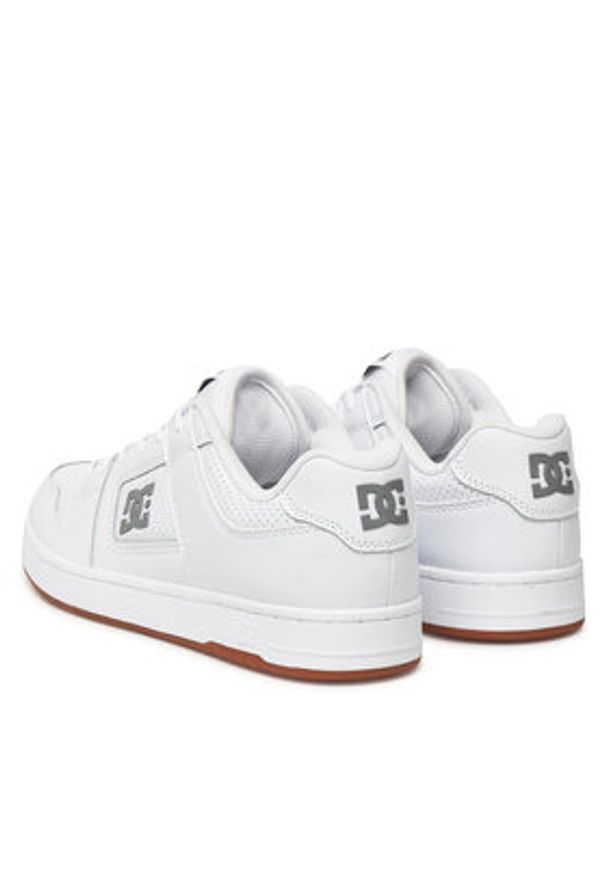 DC Shoes Sneakersy MANTECA 4 ADYS100765-HBW Biały. Kolor: biały. Materiał: skóra