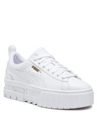 Sneakersy Puma Mayze Classic Wns 384209 01 Puma White. Kolor: biały. Materiał: skóra