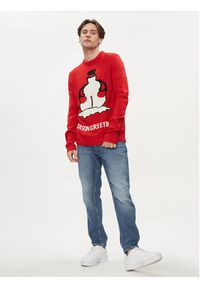 Only & Sons Sweter Xmas 22023350 Czerwony Regular Fit. Kolor: czerwony. Materiał: syntetyk #7