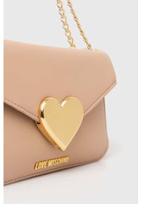 Love Moschino torebka kolor beżowy. Kolor: beżowy #2