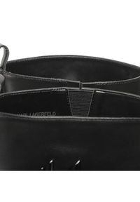 Karl Lagerfeld - KARL LAGERFELD Kozaki KL45090 Czarny. Kolor: czarny. Materiał: skóra #6