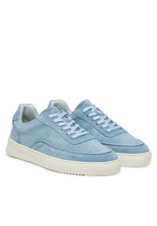 Filling Pieces Sneakersy Mondo 46755071900 Niebieski. Kolor: niebieski. Materiał: zamsz, skóra