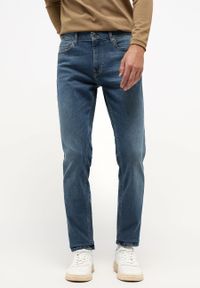 Mustang - MUSTANG Frisco Skinny Męskie Spodnie Jeansowe Denim Blue 1014585 5000 653