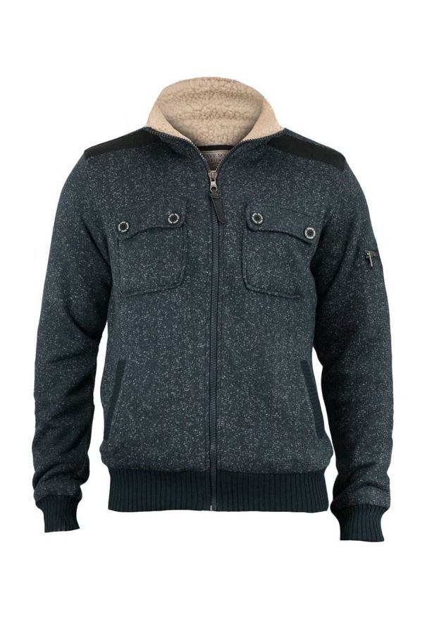 Niebieski sweter Brave Soul bez kaptura, na zimę