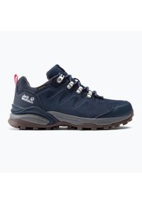 Buty trekkingowe damskie Jack Wolfskin Refugio Texapore Low. Kolor: czarny, szary, wielokolorowy. Styl: sportowy. Sport: turystyka piesza