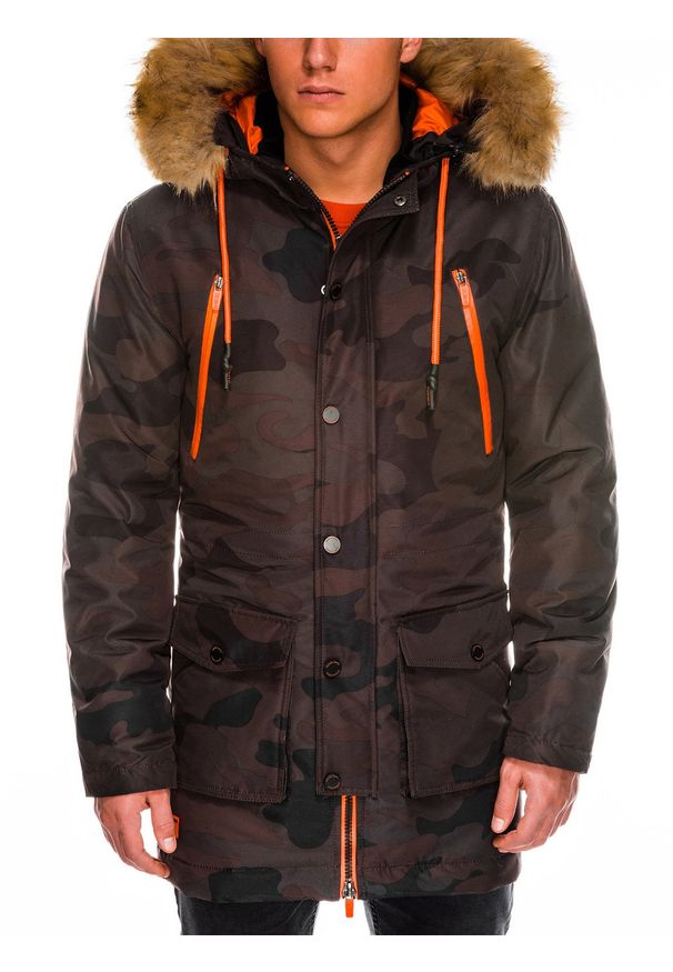 Kurtka Ombre Clothing na zimę, moro