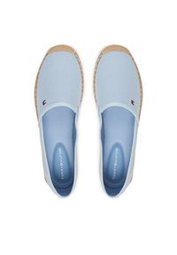 TOMMY HILFIGER - Tommy Hilfiger Espadryle Flag Canvas Espadrille FW0FW08541 Błękitny. Kolor: niebieski. Materiał: materiał #2