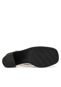 TOMMY HILFIGER - Tommy Hilfiger Sandały Cross Blocked Heel Sandal FW0FW09135 Biały. Kolor: biały. Materiał: skóra #6