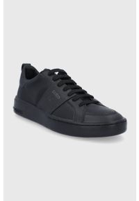Guess Buty kolor czarny. Nosek buta: okrągły. Zapięcie: sznurówki. Kolor: czarny. Materiał: guma #2