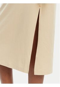 BOSS Sukienka codzienna C Edress 5 50540442 Beżowy Relaxed Fit. Okazja: na co dzień. Kolor: beżowy. Materiał: bawełna. Typ sukienki: proste. Styl: casual #4