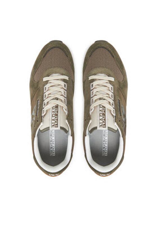 Napapijri Sneakersy Virtus NP0A4IQH Khaki. Kolor: brązowy. Materiał: materiał