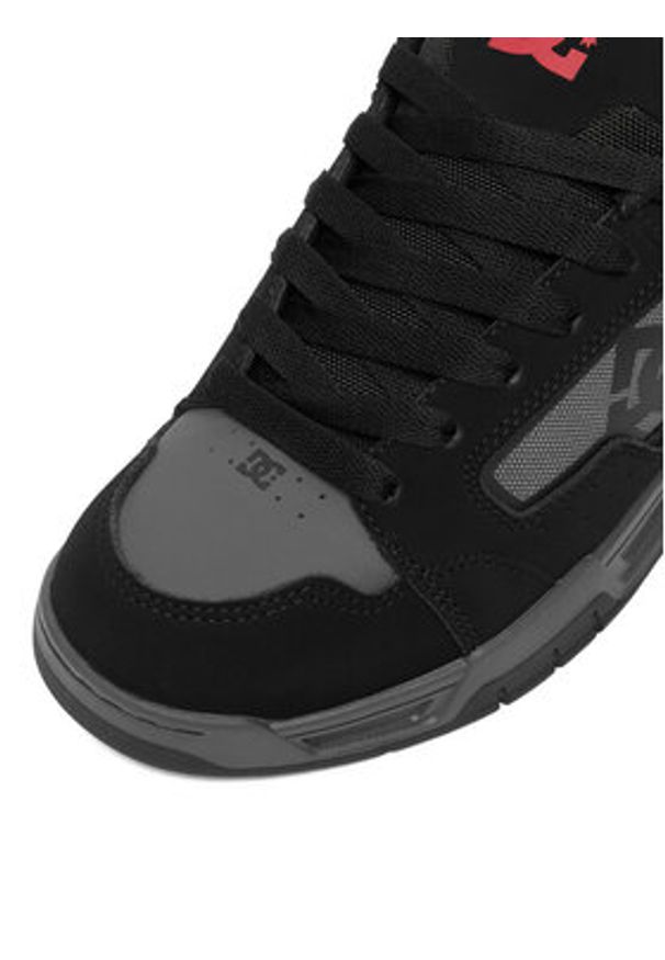 DC Shoes Sneakersy EO-DC COILER DC03011003 Czarny. Kolor: czarny. Materiał: zamsz, skóra