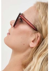 Carolina Herrera okulary przeciwsłoneczne damskie kolor czerwony. Kolor: czerwony #6