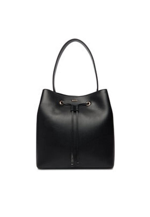 BOSS Torebka 50558134 Czarny. Kolor: czarny. Materiał: skórzane