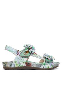 Laura Vita Sandały Liloo 06 Kolorowy. Materiał: skóra. Wzór: kolorowy #1