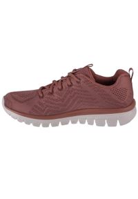 skechers - Buty sportowe Sneakersy damskie, Graceful - Get Connected. Kolor: różowy