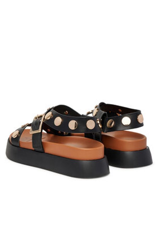 DeeZee Sandały WS2P229-10 Czarny. Kolor: czarny. Materiał: syntetyk, materiał