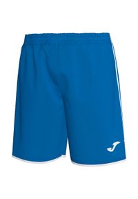 Spodenki do piłki nożnej dla chłopców Joma Liga. Kolor: wielokolorowy, niebieski, biały. Sport: piłka nożna #1