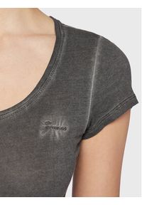 Guess T-Shirt Script Logo W2GI52 K9SN1 Szary Regular Fit. Kolor: szary #5