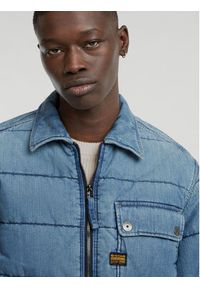 G-Star RAW - G-Star Raw Kurtka jeansowa D25201-D777 Niebieski Regular Fit. Kolor: niebieski. Materiał: bawełna #5