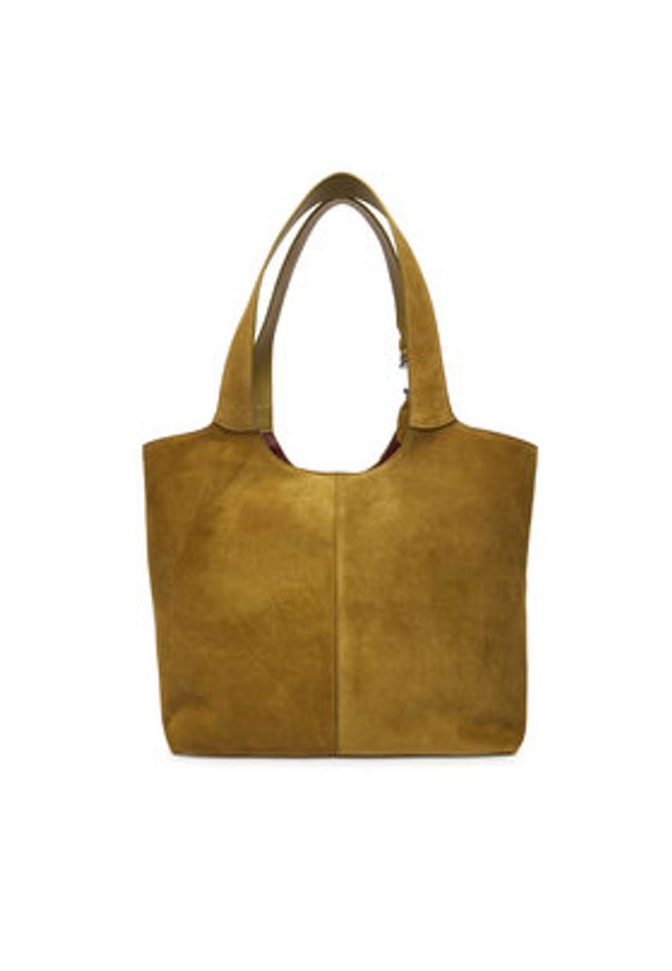 Coccinelle Torebka The Coccinelle C-Easy E1 THE 11 02 01 Khaki. Kolor: brązowy. Materiał: skórzane, zamszowe