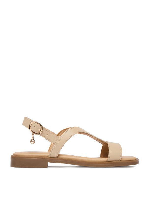 Lasocki Sandały CEO-RST-EMIE-42 Beżowy. Kolor: beżowy. Materiał: skóra