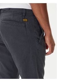 G-Star RAW - G-Star Raw Chinosy Bronson 3.0 D26336-E069 Granatowy Slim Fit. Kolor: niebieski. Materiał: bawełna