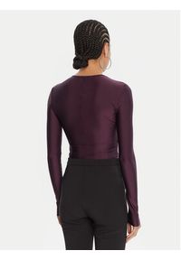 Versace Jeans Couture Body 79HAM2A1 N0008 Fioletowy Slim Fit. Kolor: fioletowy. Materiał: syntetyk
