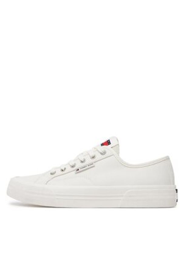 Tommy Jeans Tenisówki EM0EM01365 Biały. Kolor: biały. Materiał: materiał