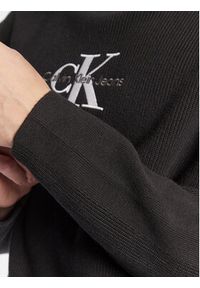 Calvin Klein Jeans Sweter J30J322460 Czarny Loose Fit. Kolor: czarny. Materiał: bawełna #2