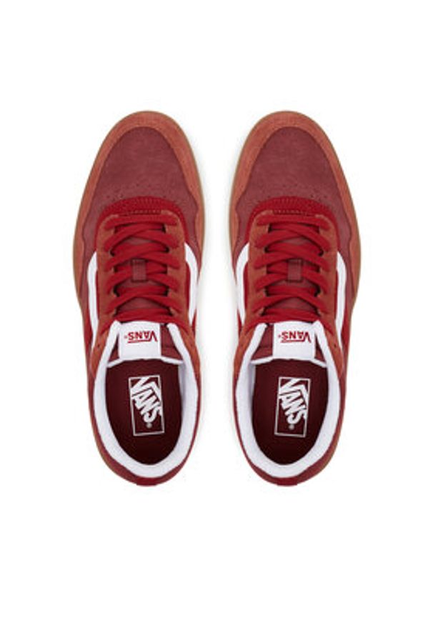 Vans Sneakersy VN000D6SCI11 Czerwony. Kolor: czerwony. Materiał: zamsz, skóra