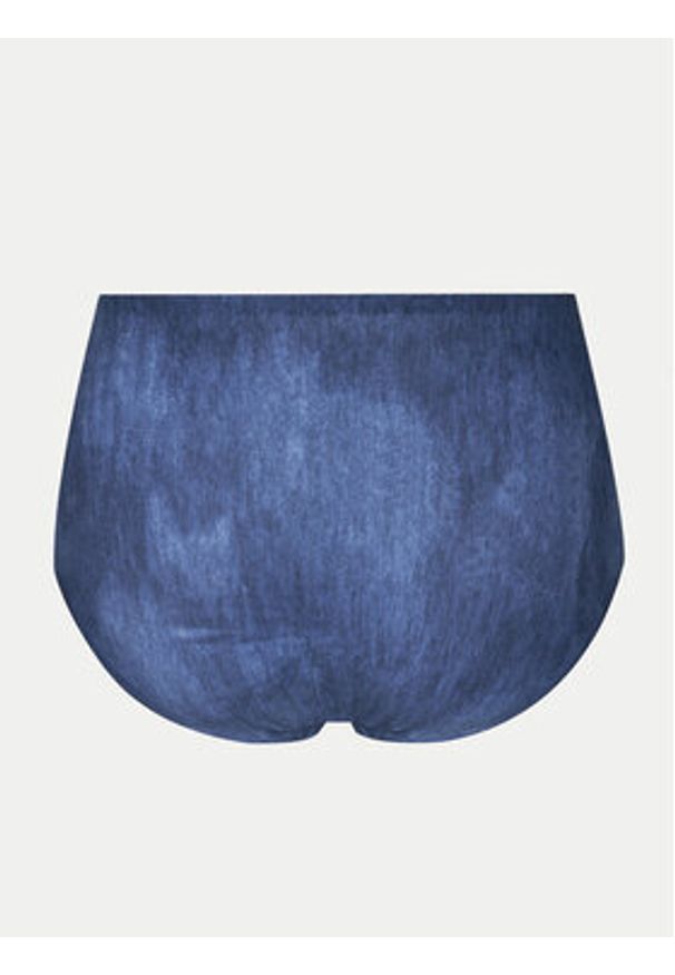 Chantelle Figi klasyczne z wysokim stanem Soft Stretch C11D70 Niebieski. Stan: podwyższony. Kolor: niebieski. Materiał: syntetyk