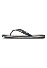 Quiksilver - Klapki dla Mężczyzn MOLOKAI ART 25 Czarny. Kolor: niebieski. Materiał: materiał, syntetyk, guma. Szerokość cholewki: normalna. Sport: fitness, pływanie