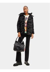 Desigual Kurtka przejściowa 23WWEWB2 Czarny Regular Fit. Kolor: czarny. Materiał: syntetyk #3