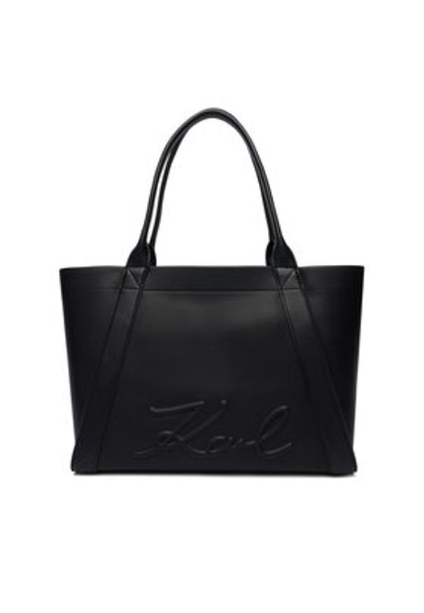 Karl Lagerfeld - KARL LAGERFELD Torebka B1W30066 Czarny. Kolor: czarny. Materiał: skórzane