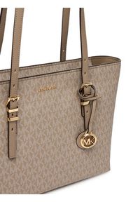 MICHAEL Michael Kors Torebka Quinn 30T5GQNT2V Beżowy. Kolor: beżowy. Materiał: skórzane #4