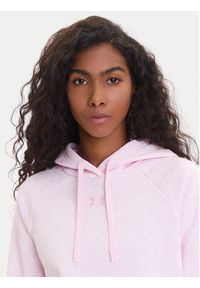 Under Armour Bluza Ua Rival 1379500 Różowy Loose Fit. Kolor: różowy. Materiał: bawełna #3