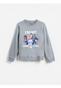 Reserved - Longsleeve Brawl Stars - ciemnoszary. Kolor: szary. Materiał: bawełna, dzianina. Długość rękawa: długi rękaw #1