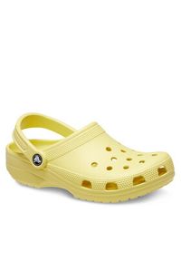 Crocs Klapki Classic 10001 Żółty. Kolor: żółty