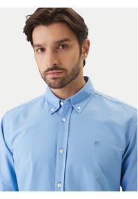 BOSS Koszula H-Roan 50555920 Błękitny Slim Fit. Kolor: niebieski. Materiał: bawełna #4