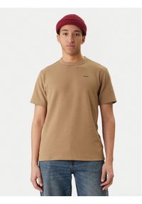 G-Star RAW - G-Star Raw T-Shirt D28609-E383 Beżowy Regular Fit. Kolor: beżowy. Materiał: bawełna #1