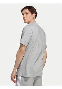 Adidas - adidas T-Shirt Essentials Single Jersey Embroidered Small Logo IC9288 Szary Regular Fit. Kolor: szary. Materiał: bawełna #5