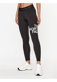 The North Face Legginsy Flex NF0A7ZB7 Czarny Regular Fit. Kolor: czarny. Materiał: syntetyk