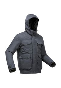 quechua - Kurtka turystyczna męska zimowa Quechua SH100 X-WARM -10°C wodoodporna. Kolor: czarny. Sezon: zima #1