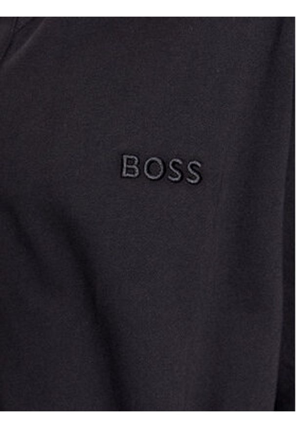 BOSS - Boss Szlafrok Be Bold Robe 50501663 Czarny. Kolor: czarny. Materiał: bawełna