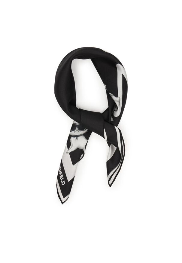 Karl Lagerfeld - KARL LAGERFELD Chusta B1W33083 Czarny. Kolor: czarny. Materiał: jedwab