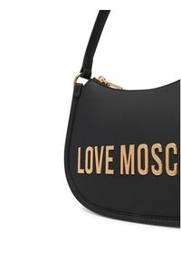 Love Moschino - LOVE MOSCHINO Torebka JC4027PP1NKD0000 Czarny. Kolor: czarny. Materiał: skórzane #4
