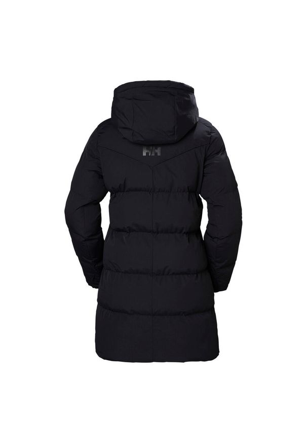 Parka damska Helly Hansen adore puffy. Kolor: czarny. Materiał: puch. Sezon: zima
