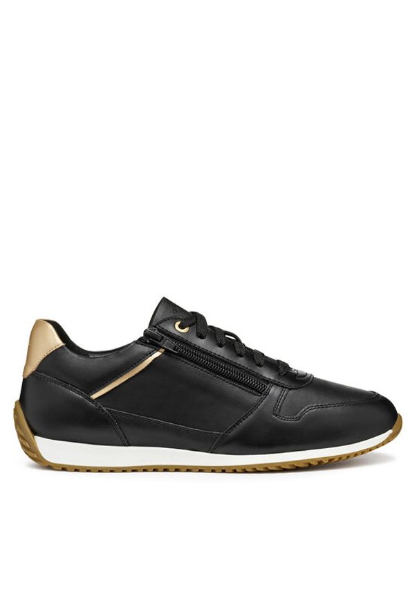 Geox Sneakersy D Calithe D56N0A 08554 C9258 Czarny. Kolor: czarny. Materiał: skóra